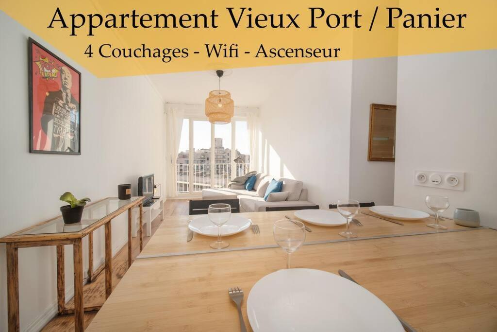 Appartement Tout Equipe Au Coeur Du Vieux Port 4 Couchages Marsilia Exterior foto